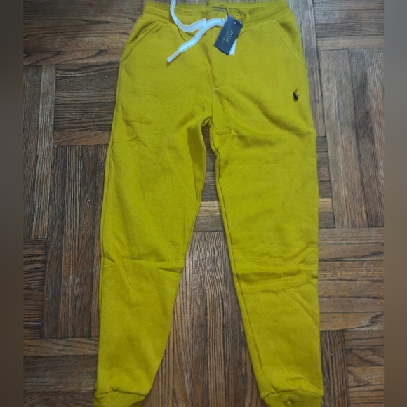 Mustard yellow Polo Ralph Lauren slim jogger set - Picture 4 of 5